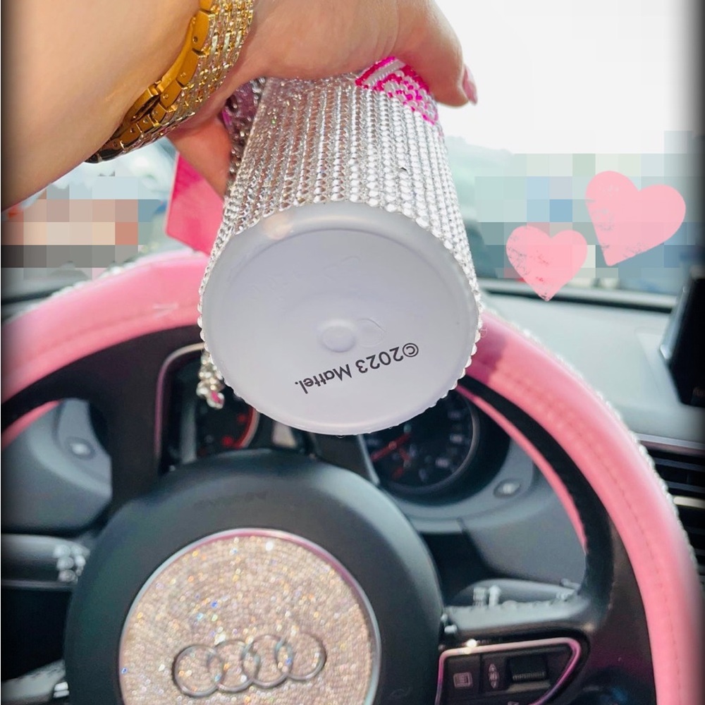 COPY - Barbie Rhinestone Water Bottle - Picture 5 of 6